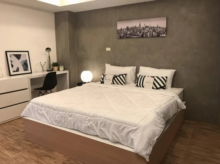 ห้องเตียงคิงไซส์ พร้อมวิวสวน