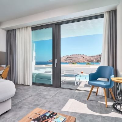 Deluxe Double Room With Sea View And Private Pool Lindos Grand Promo Code