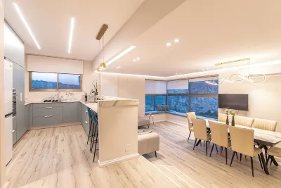 Luxury apartment with panoramic view Hotéis em 