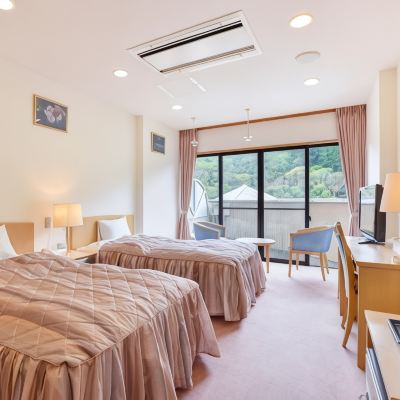 レイクビューツインルーム(浴室) もみじ川温泉 クーポン