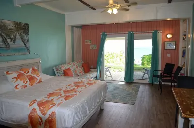 Beachfront large one bedroom studio, adjoining studio can be added to make 2/2. Hotels in 