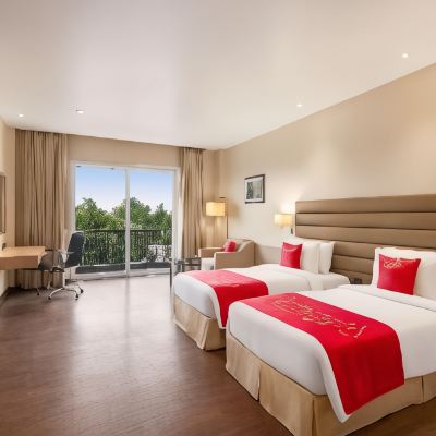 2 Twin Bed, Executive, Non-Smoking Ramada by Wyndham Aligarh GT Road Promo Code