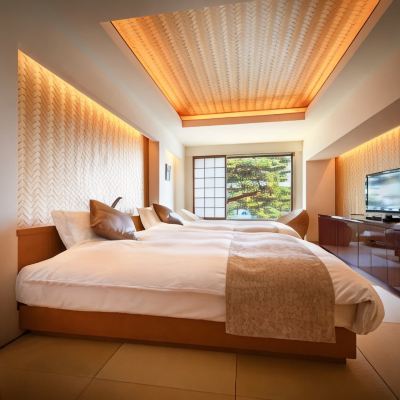 Japanese-Style Room (Twin Beds, Umiiro Type) 小松館 好風亭 クーポン