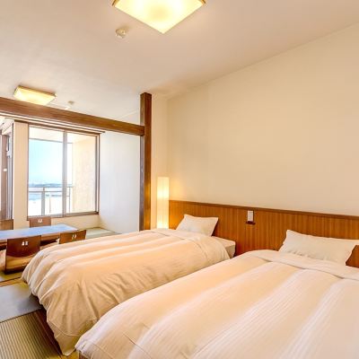 Japanese-Western Room, Ocean View, Non-Smoking (Hama 40 Square Meters) オーシャンフロント　お宿　浜田館 クーポン