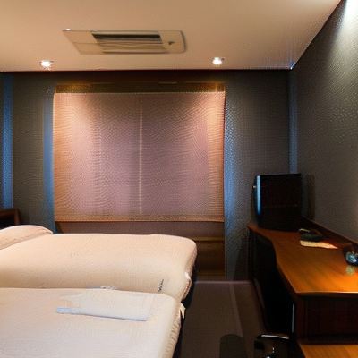 Semi-Twin Room ◆ Smoking ◆ Semi-Double Bed[Twin Room]