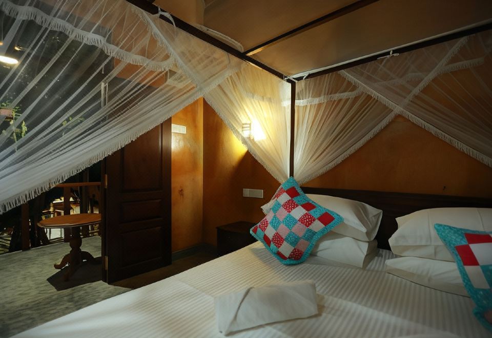 經典房，1張大床，禁煙，花園景