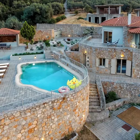 Aether Panorama Pool Retreat Отели в г. Эпидавр