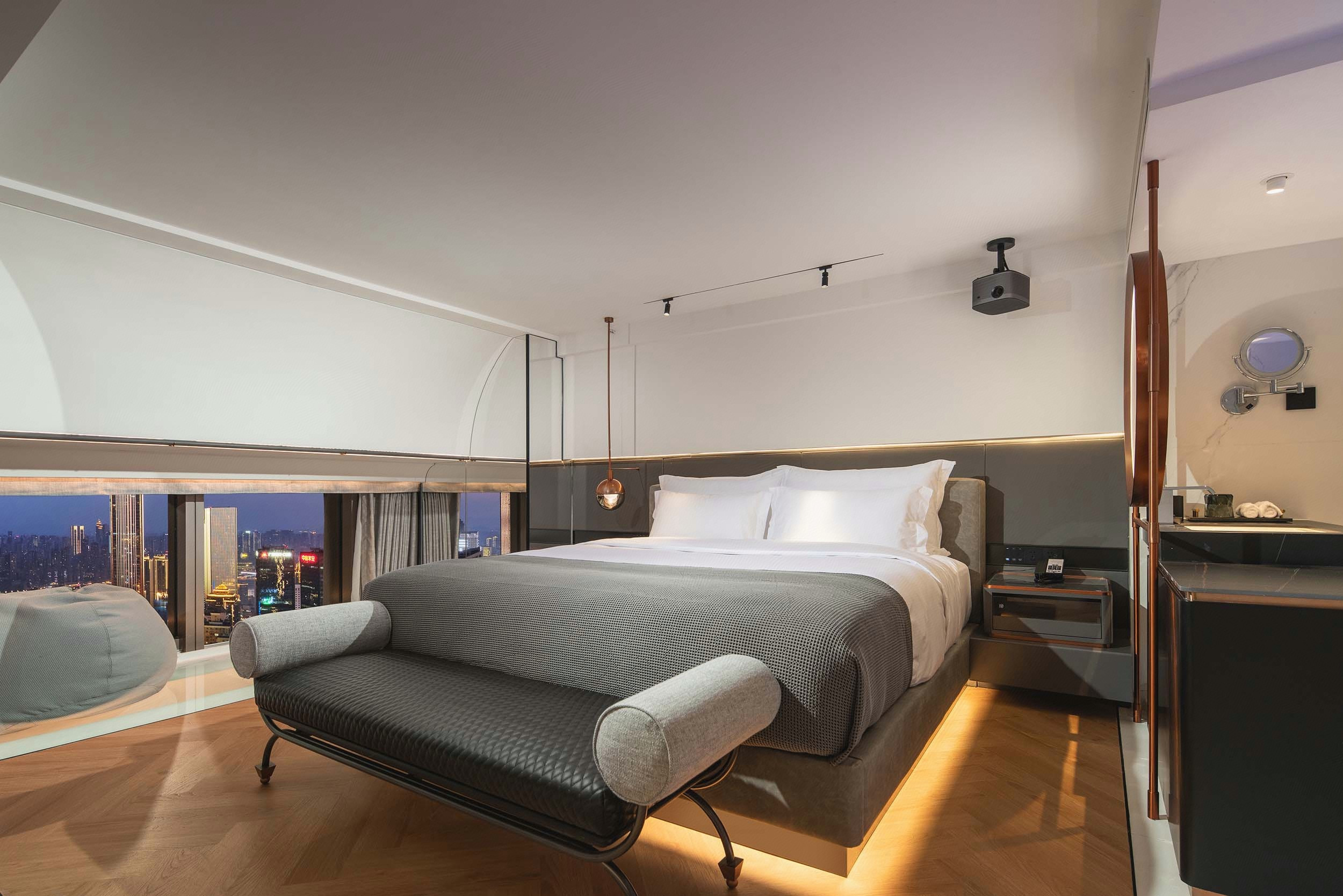 浮岛Loft·江景汤池套房