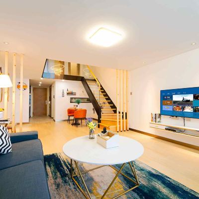 輕奢LOFT海景兩室一廳套房（冰箱＋洗衣機+電視投屏+雙衛+大沙發） 四季LOFT海景飯店公寓（深圳壹海城mall店）優惠