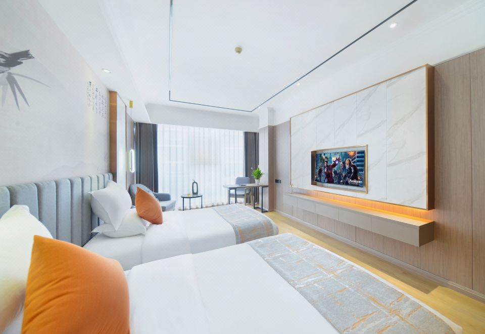 優選舒適丨雙床房 提供洗衣