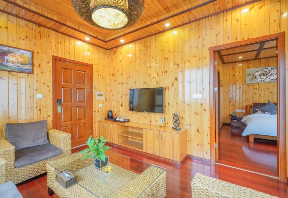 浪漫木屋【温泉入户+宠物友好+私泡池】