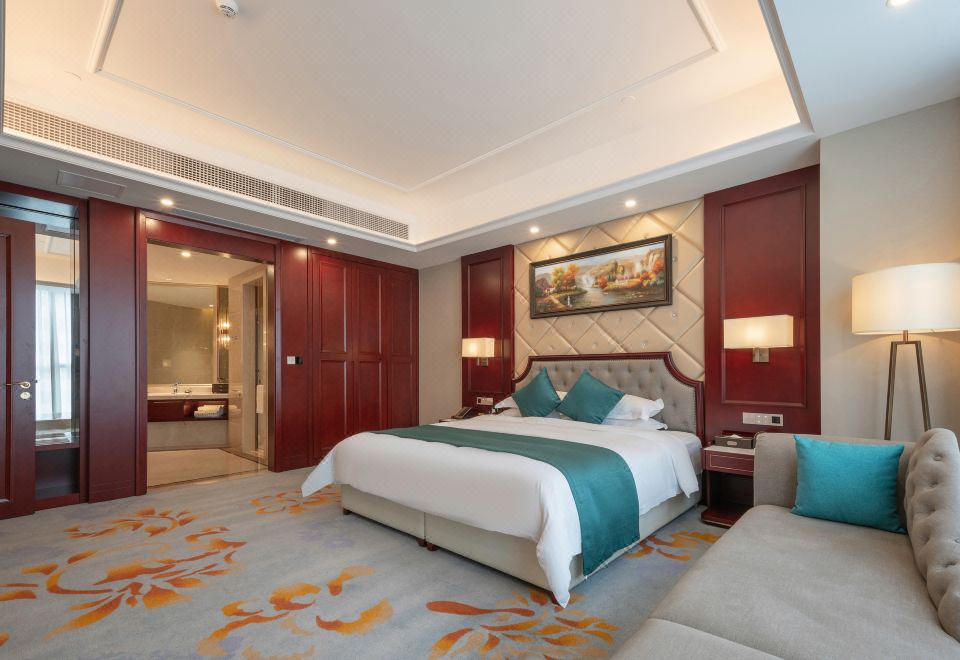 豪华套房（田城观景+小冰箱+全景落地窗）