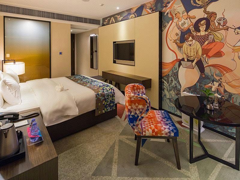 品質景觀大床房（180°正湖景+小冰箱+電動窗簾）