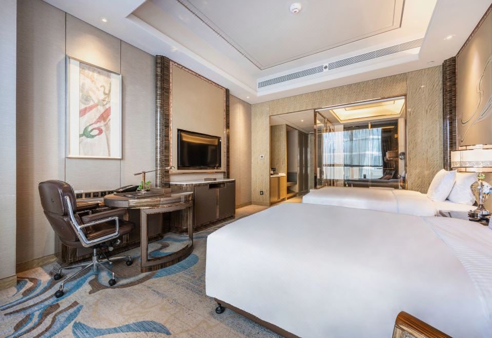 高级豪华双床房（悦享城景+妙梦深睡床垫）