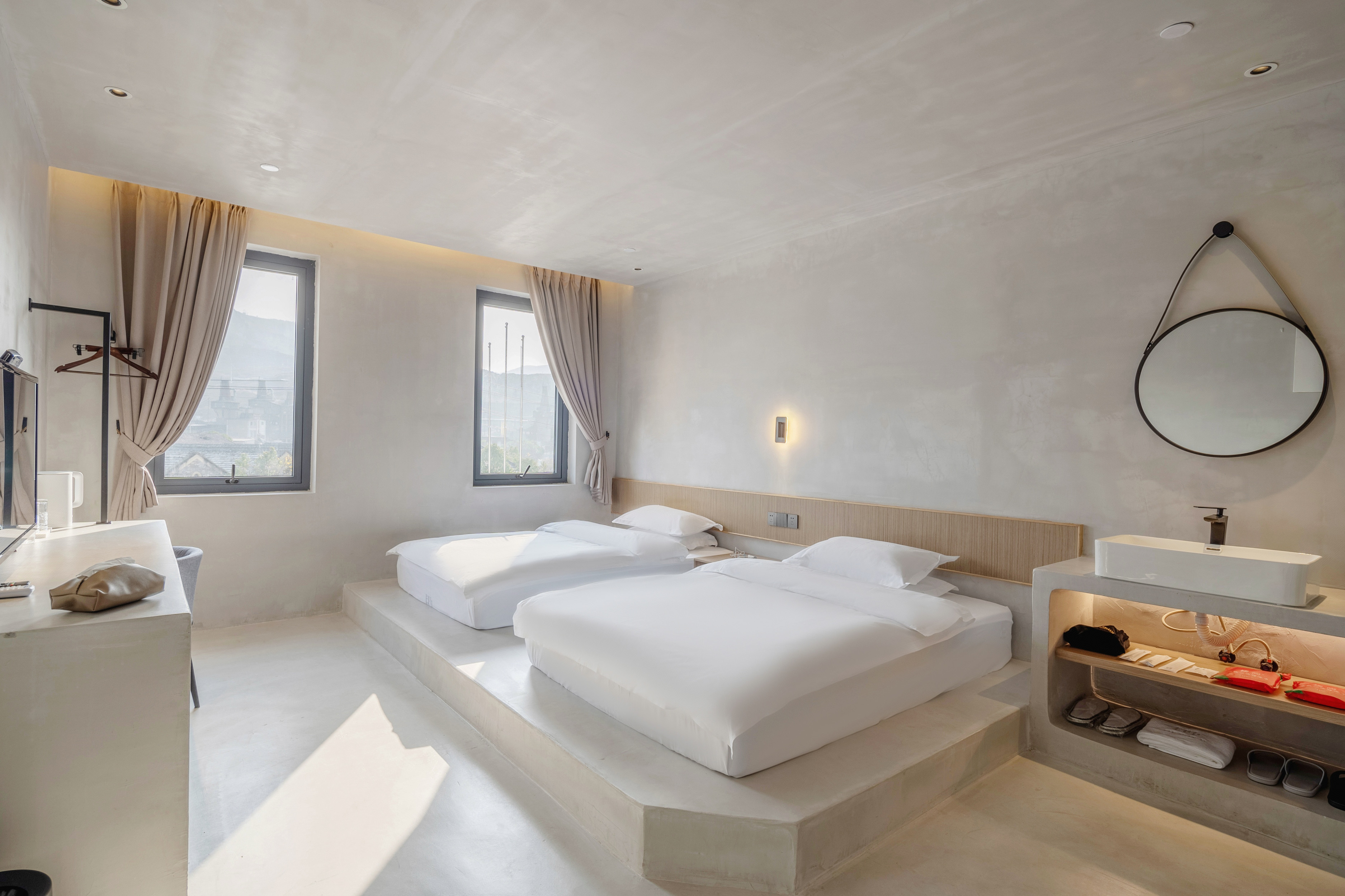 沐晨静谧双床房