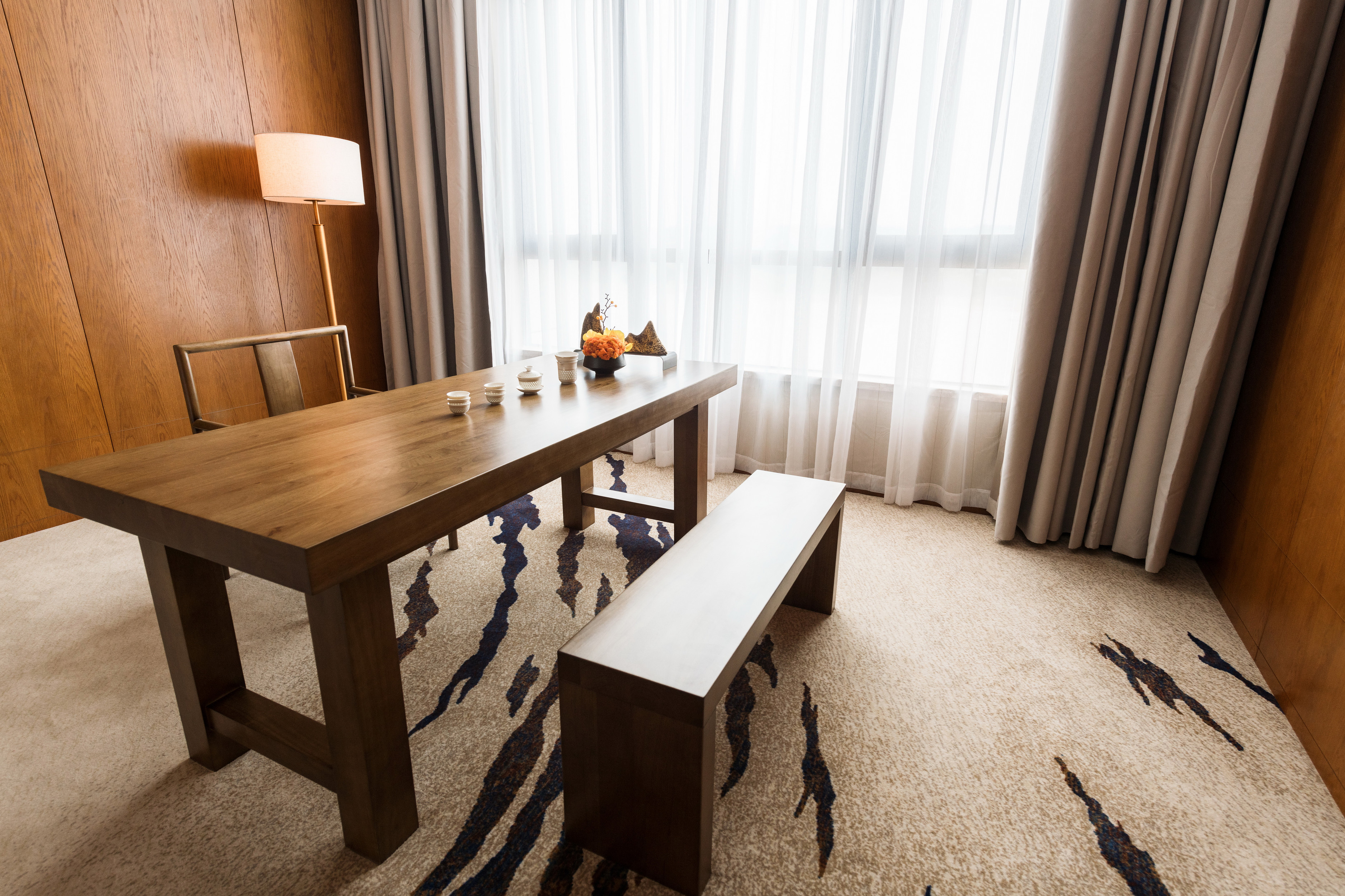 江语山景标间【休闲座椅+高配床品】