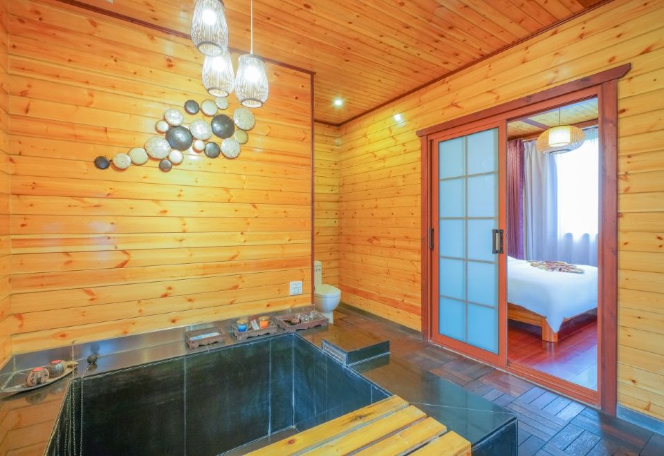 浪漫木屋【温泉入户+宠物友好+私泡池】