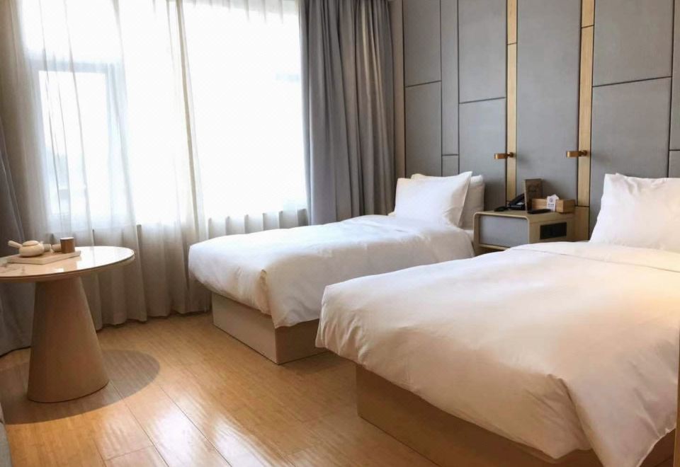 商务双床房+禅意茶席+甄选安稳助眠