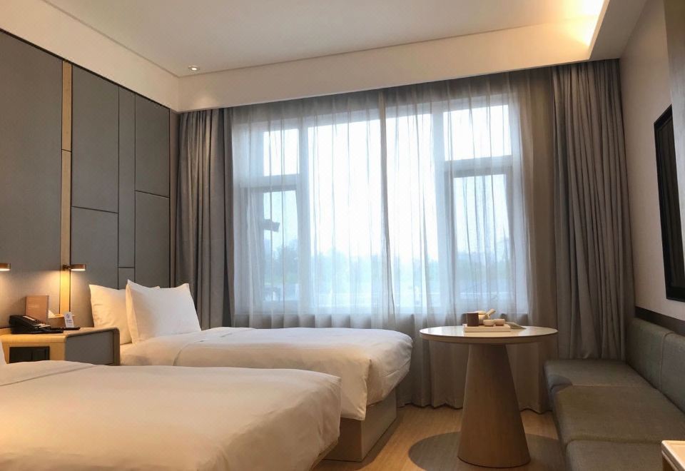 商务双床房+禅意茶席+甄选安稳助眠
