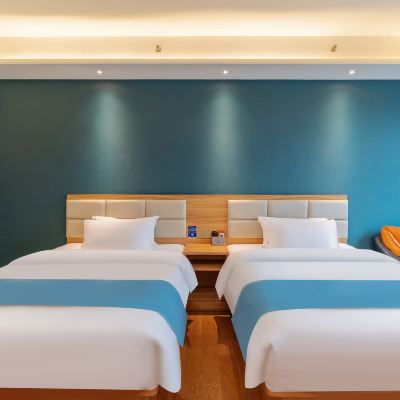 輕奢優享·湖景雙床房 | 洗衣機+冰箱 温斯頓公寓（佛山華僑城歡樂海岸Plus店）優惠