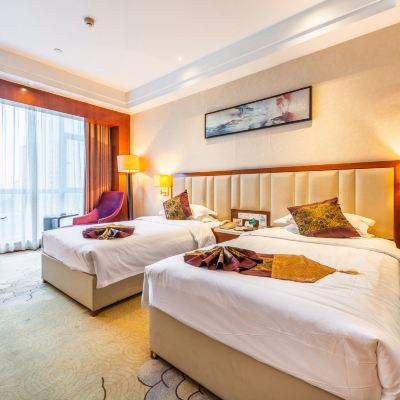 城景商務雙床房 滁州金鵬廣場酒店優惠