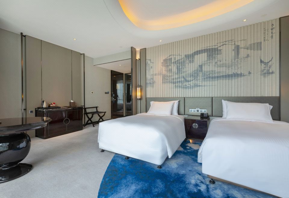 高级豪华双床房（Kappa洗护+斯林百兰床垫+休闲浴缸）