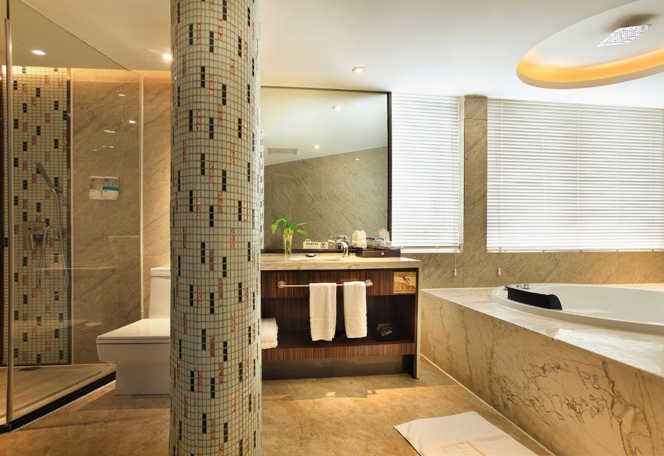 奢享·浪漫浴缸大床房+双人超大浴缸超出片儿+零压床垫零压枕+休闲茶具