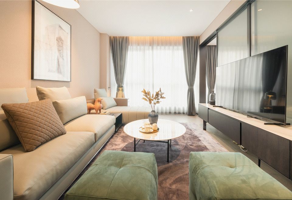 雅致一居室（厨房设备+冰箱+洗烘一体机）