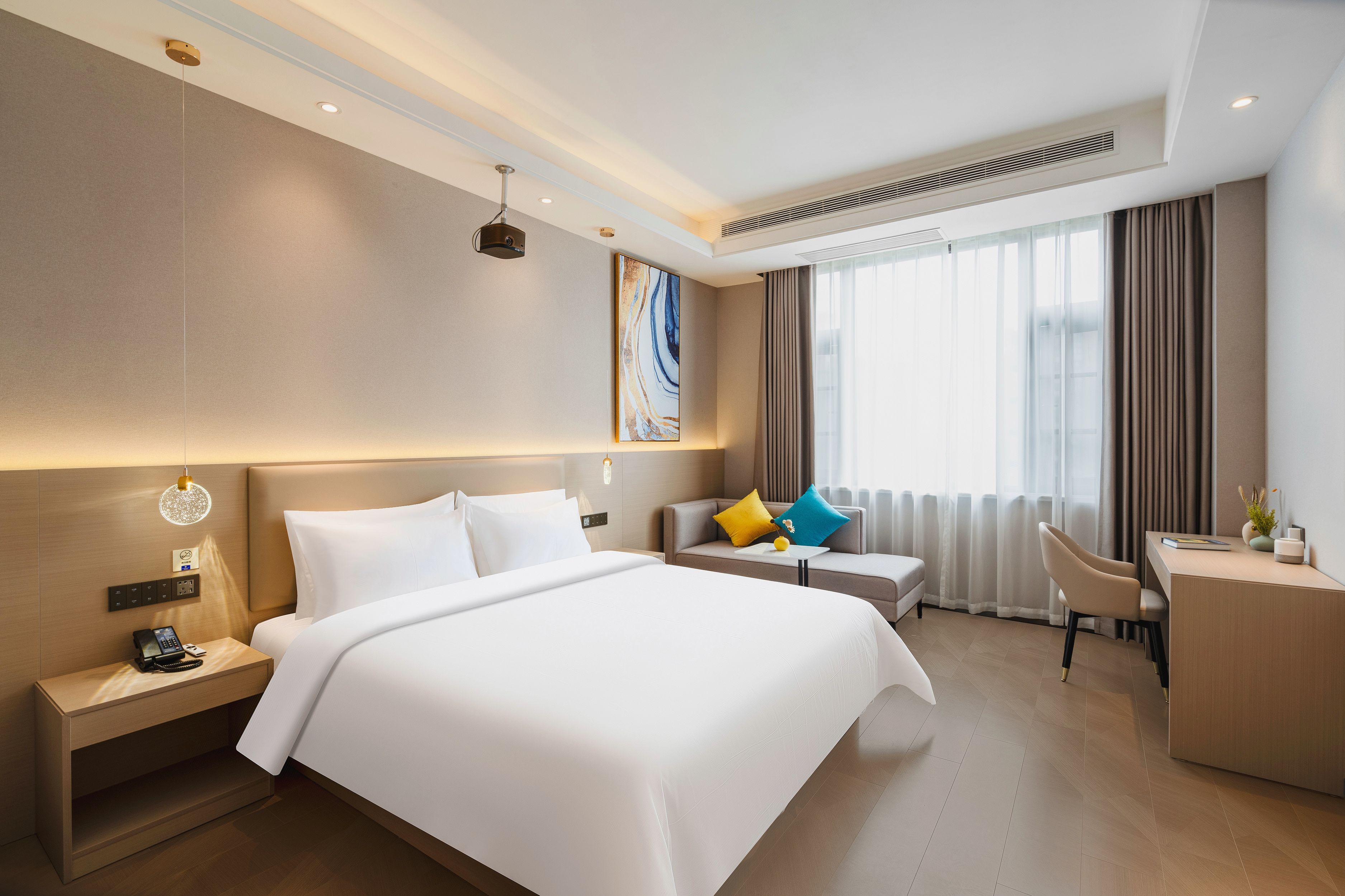 豪华影音大床房（全屋智能+4K高清投影+金可儿床垫）