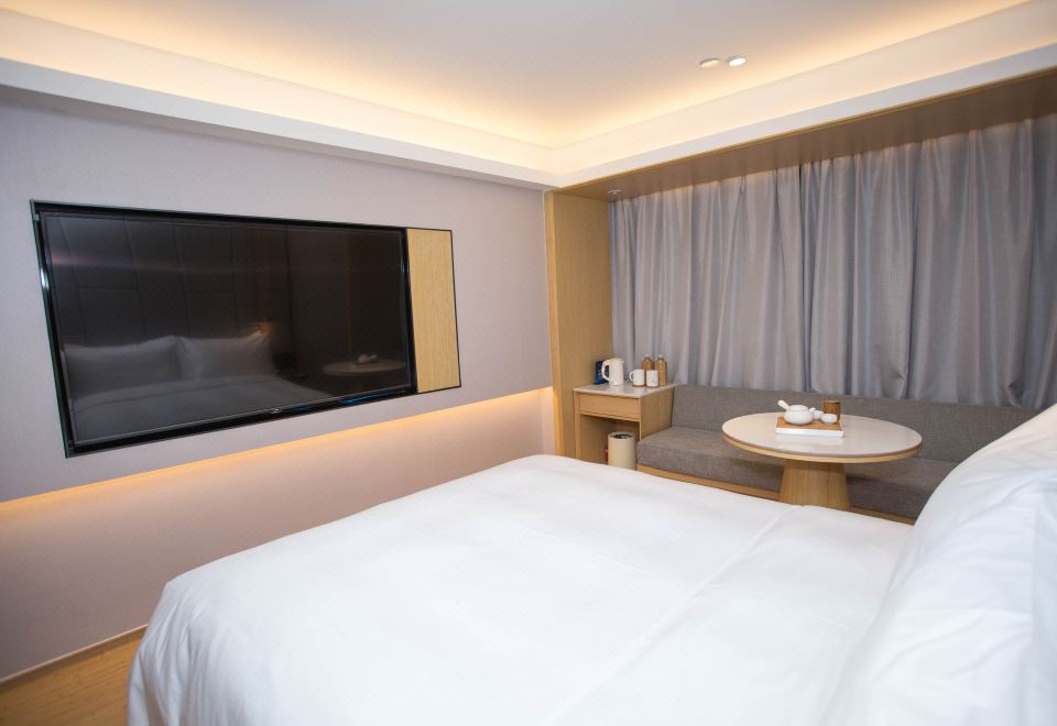 大床房+静谧空间+甄选安稳助眠+禅意茶席