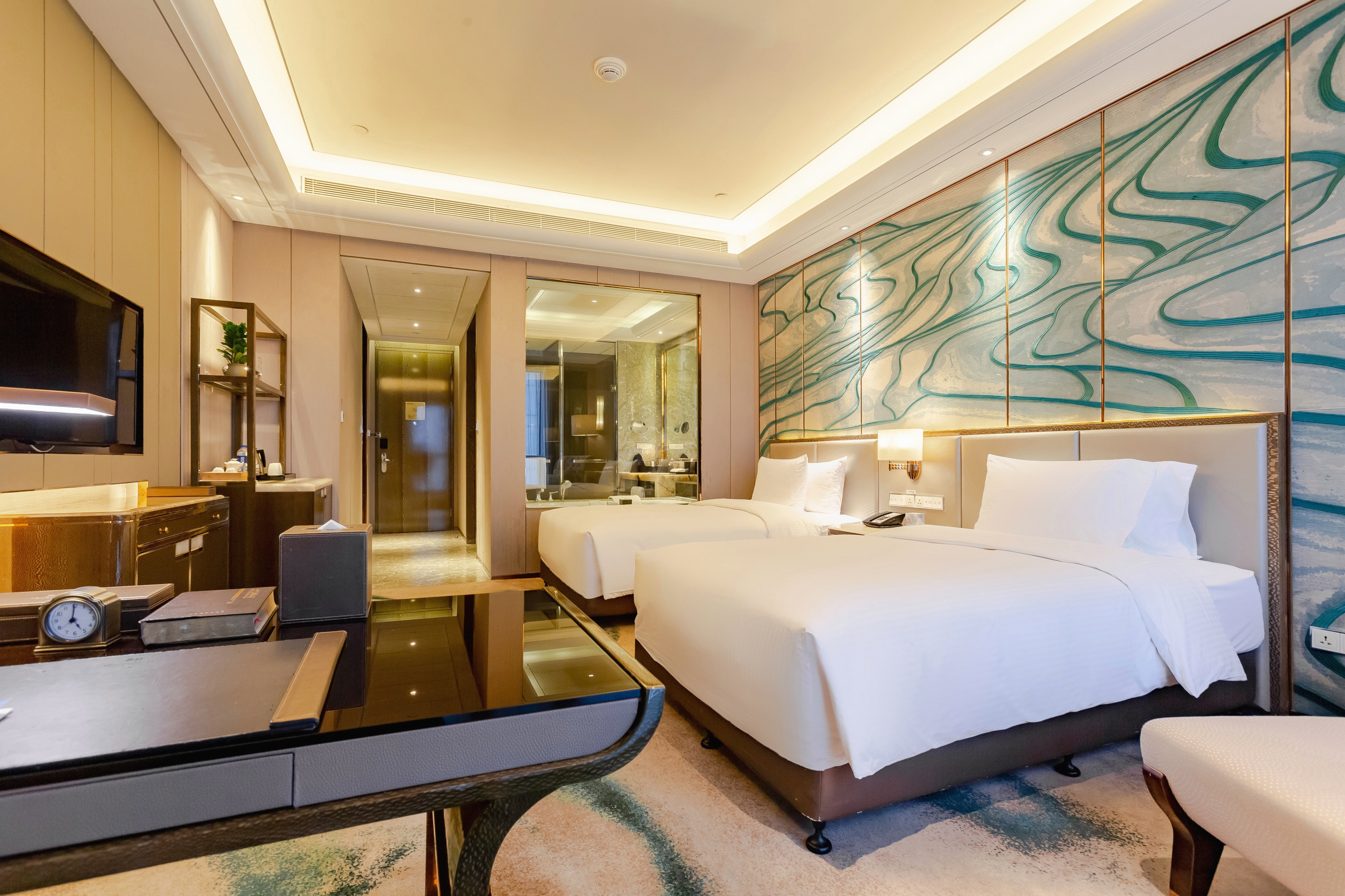 豪华双床房（繁华商业街景）