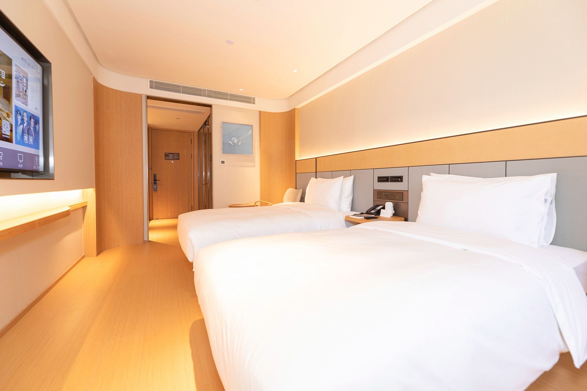 双床房（可投屏65寸电视+金可儿床垫+智能马桶）