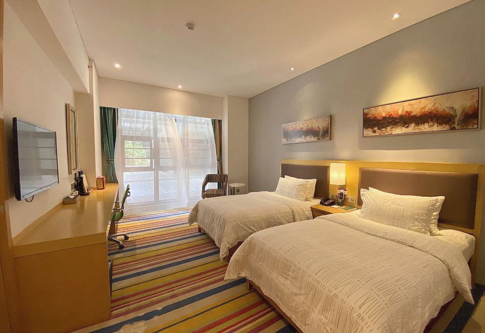 岭南街景双床房