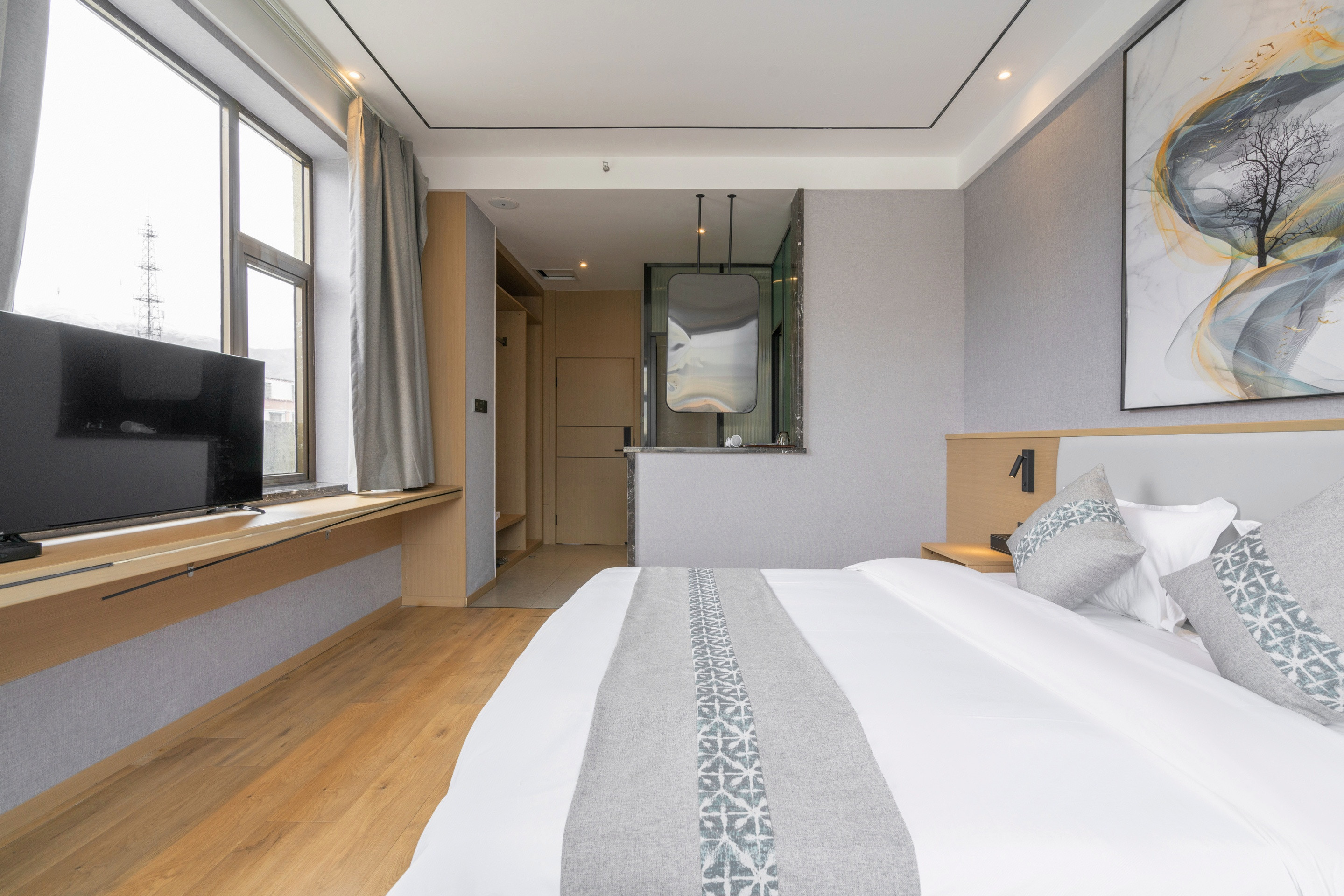 卓达雪山.观景大床房（恒温地暖）