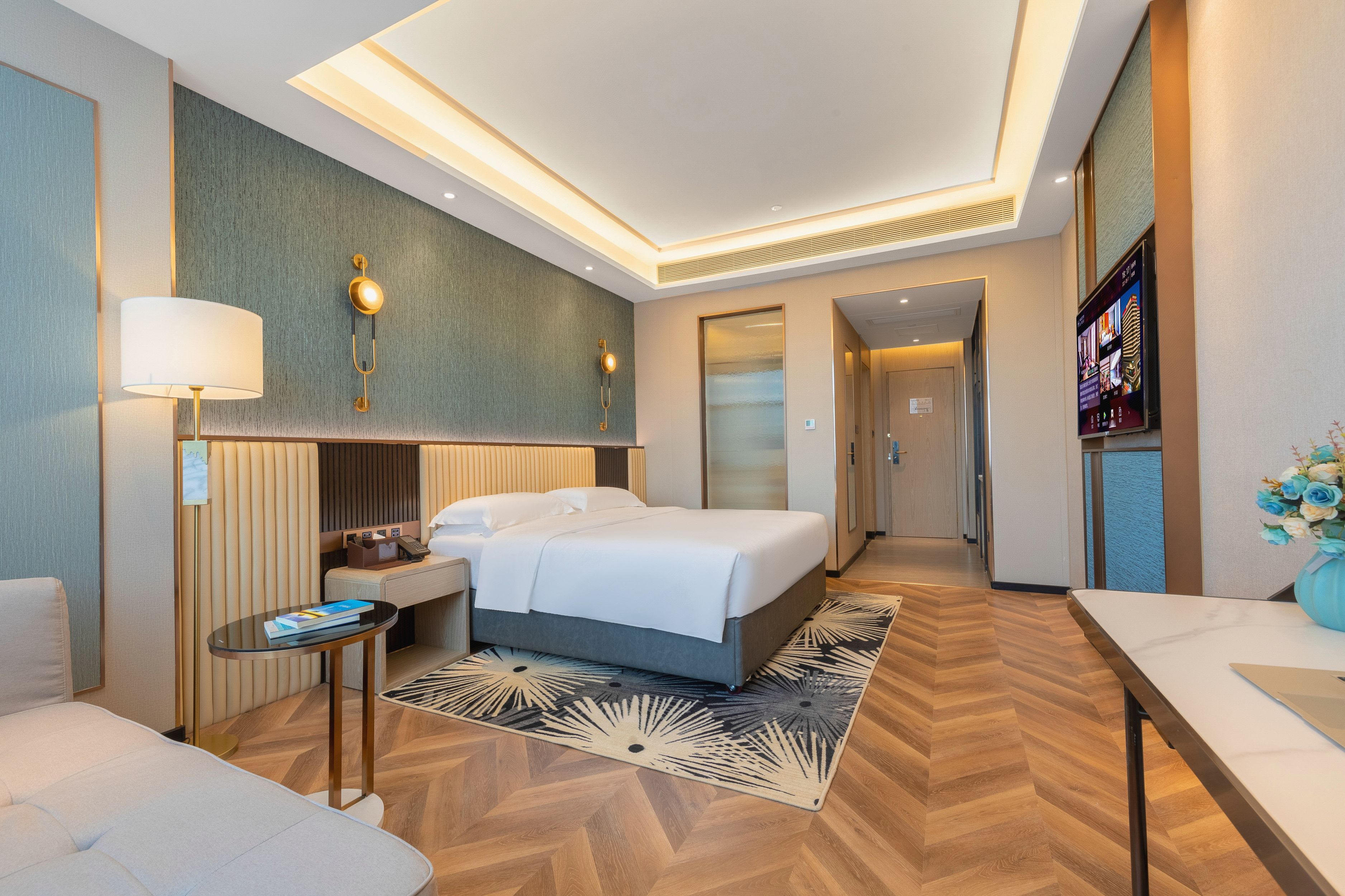 风雅商务房（智能马桶-小冰箱-裸棉寝具-城市景观）