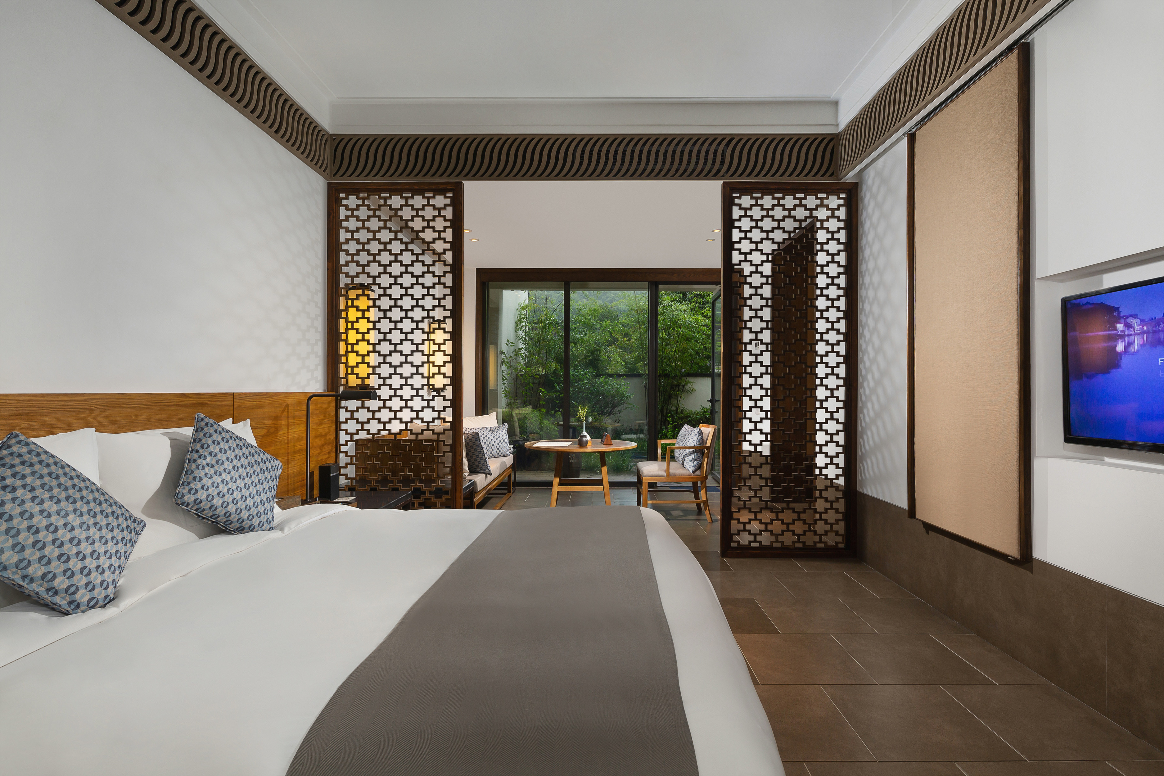 若耶阁大床房丨私享庭院