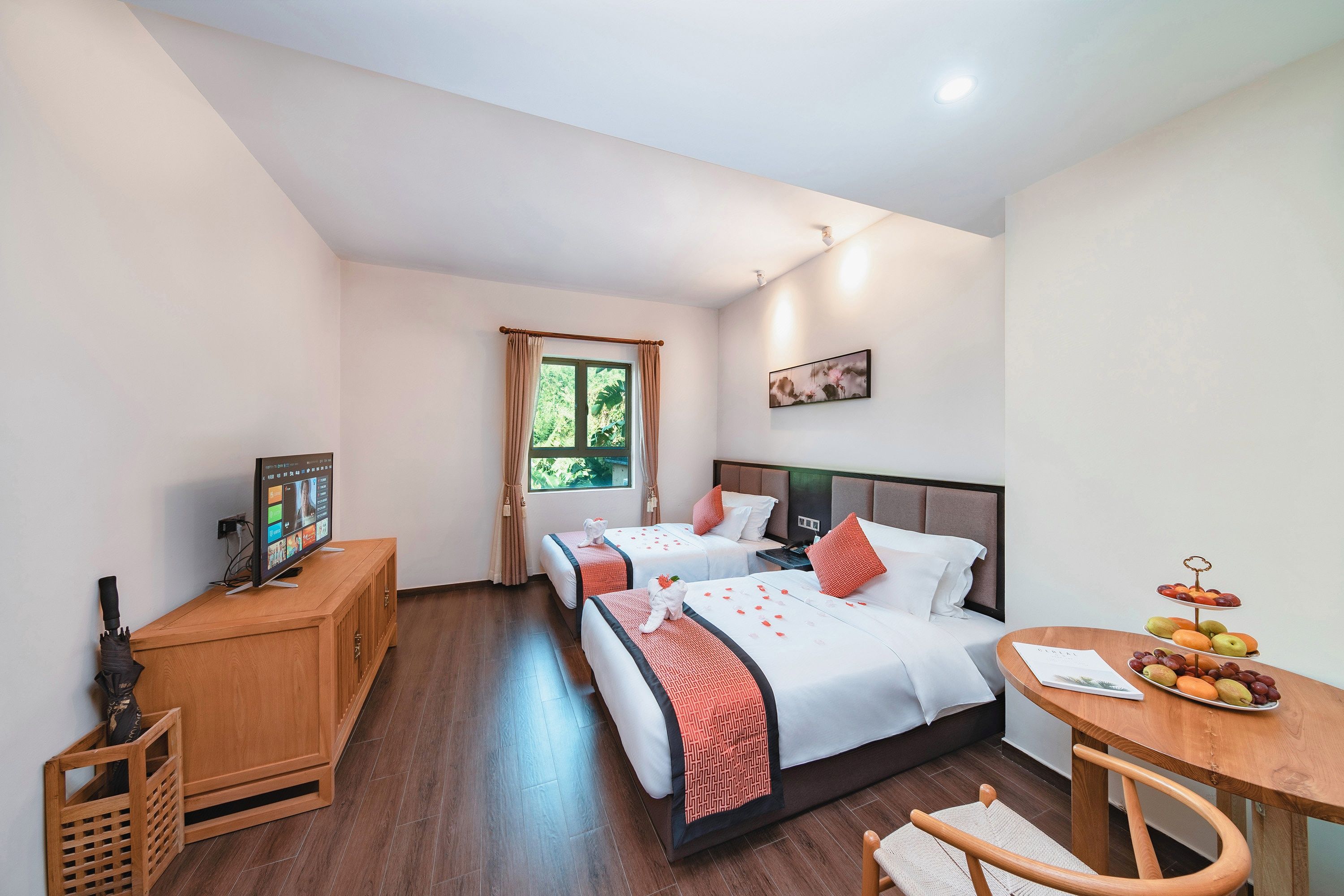 香眠温泉双床房（沉香床垫-睡枕-助眠香薰机-沉香睡宝）