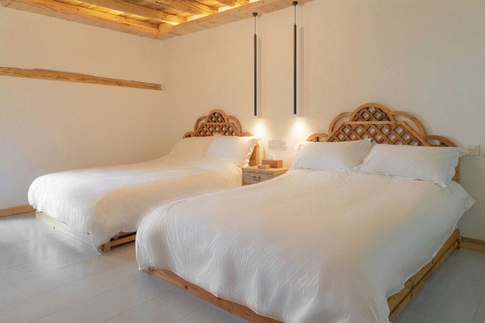 秋分·舒适观景双床房+180°观景+中式茶具