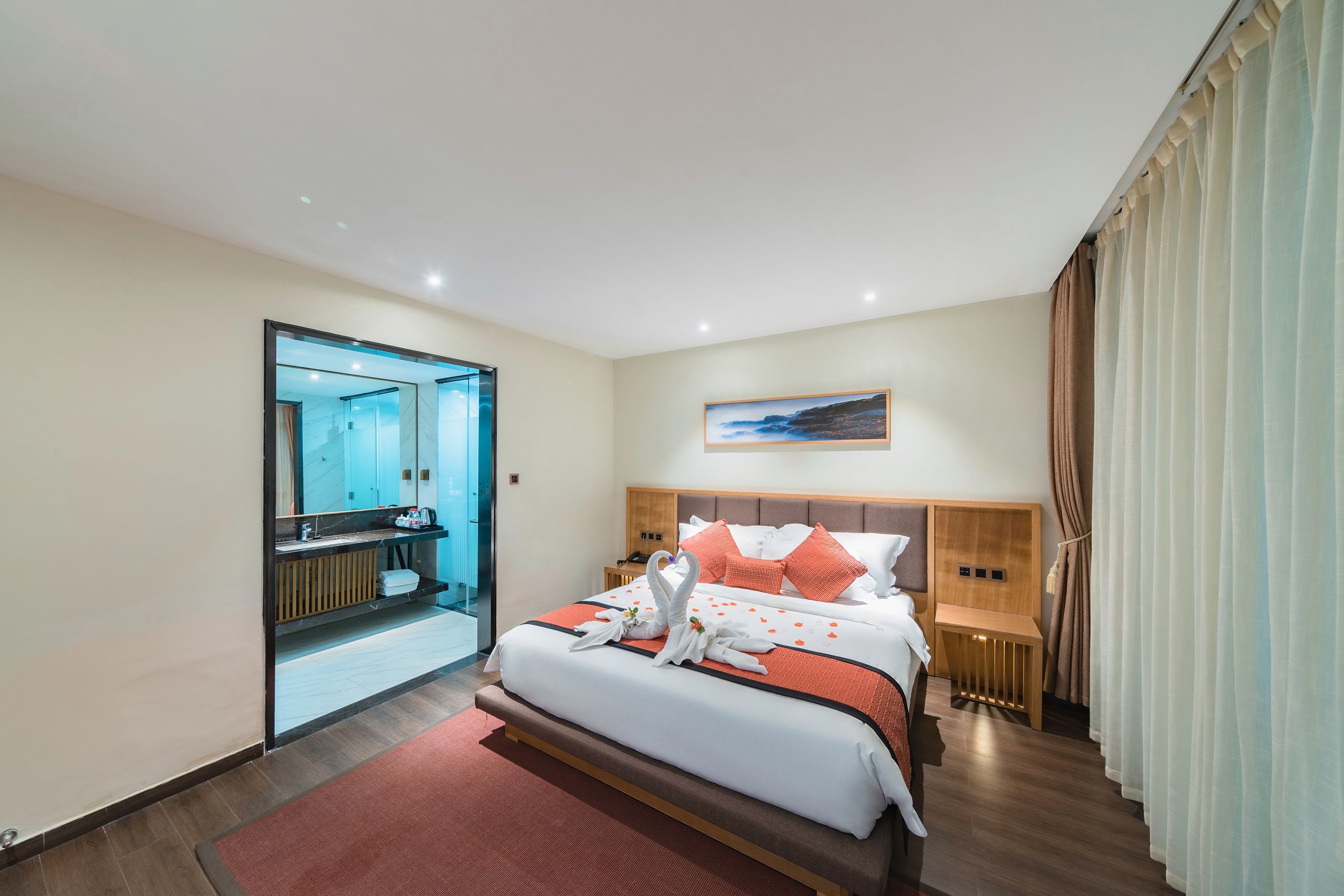 香眠2房3床温泉房（沉香床垫-睡枕-助眠香薰机-沉香睡宝）