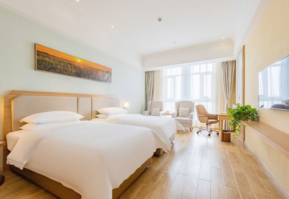 Vienna 3 Best Hotel(Huangjie Zhongjie Store)Deluxe 2-bed Room