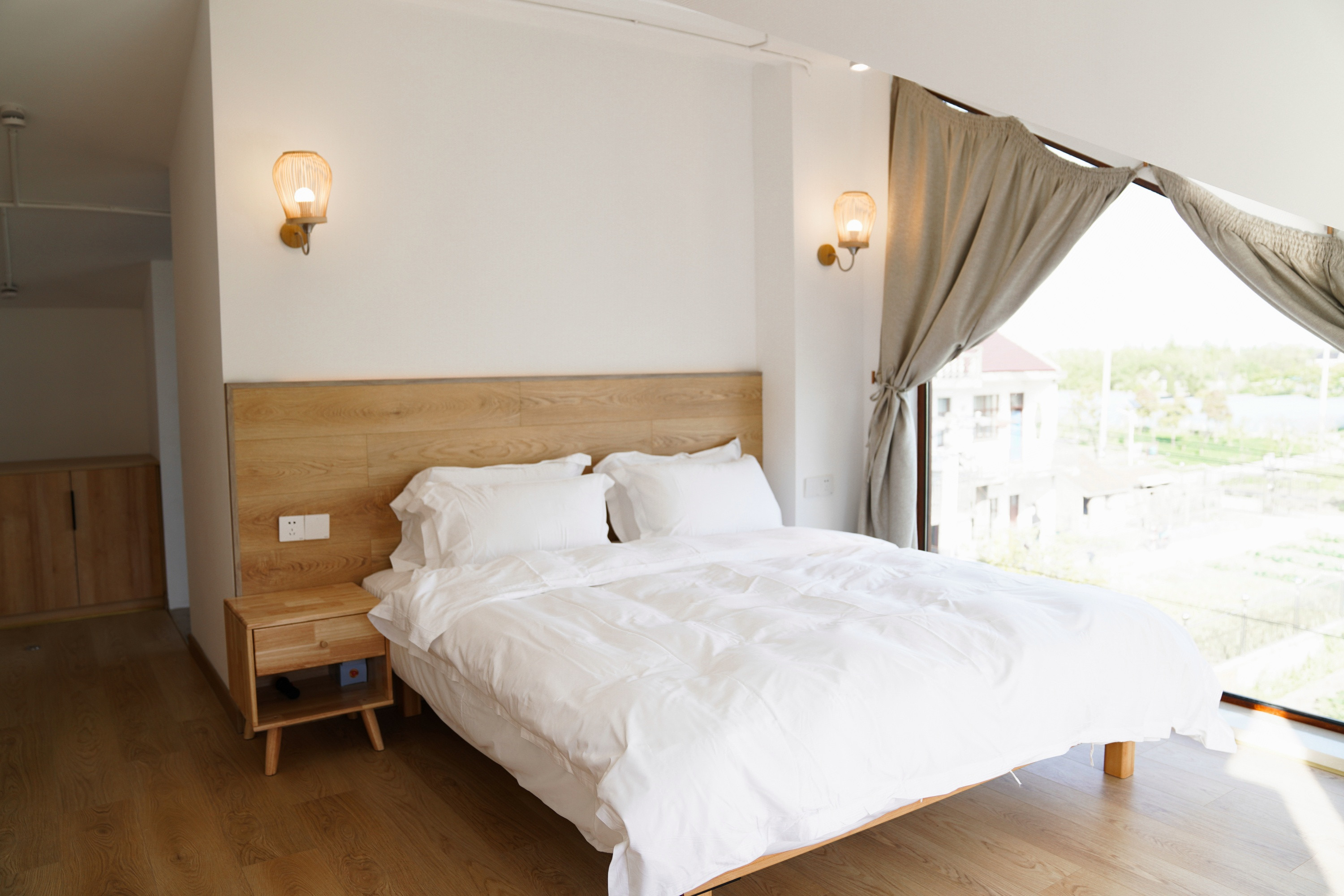 轻舟泛·星空大平层双卧套房·投影