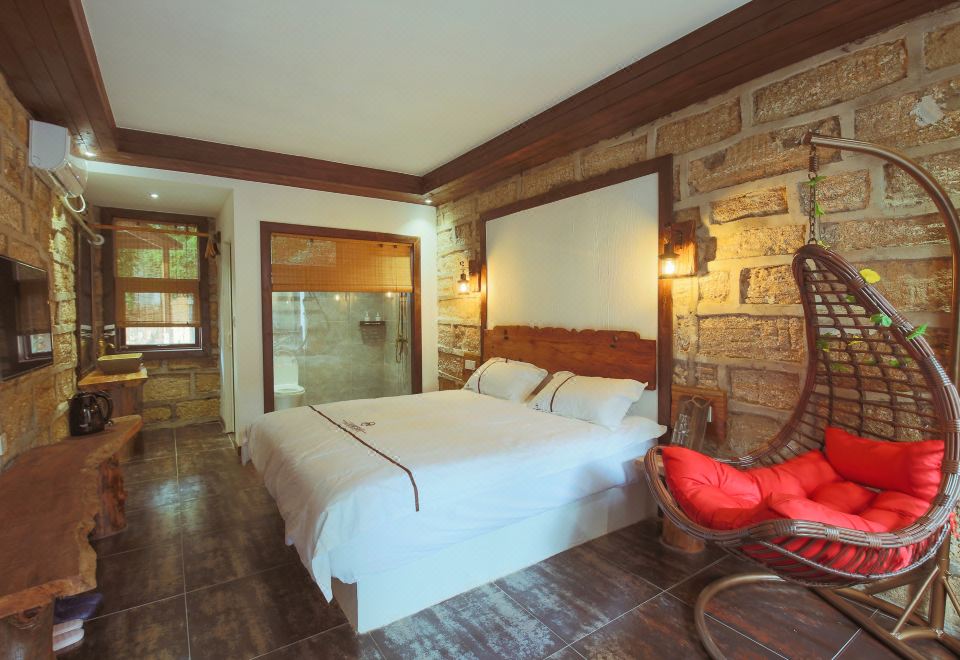 珊瑚石古樸大床房