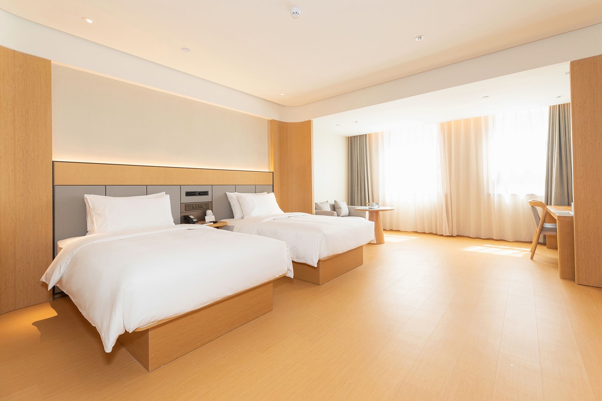 商务双床房（可投屏65寸电视+金可儿床垫+智能马桶）