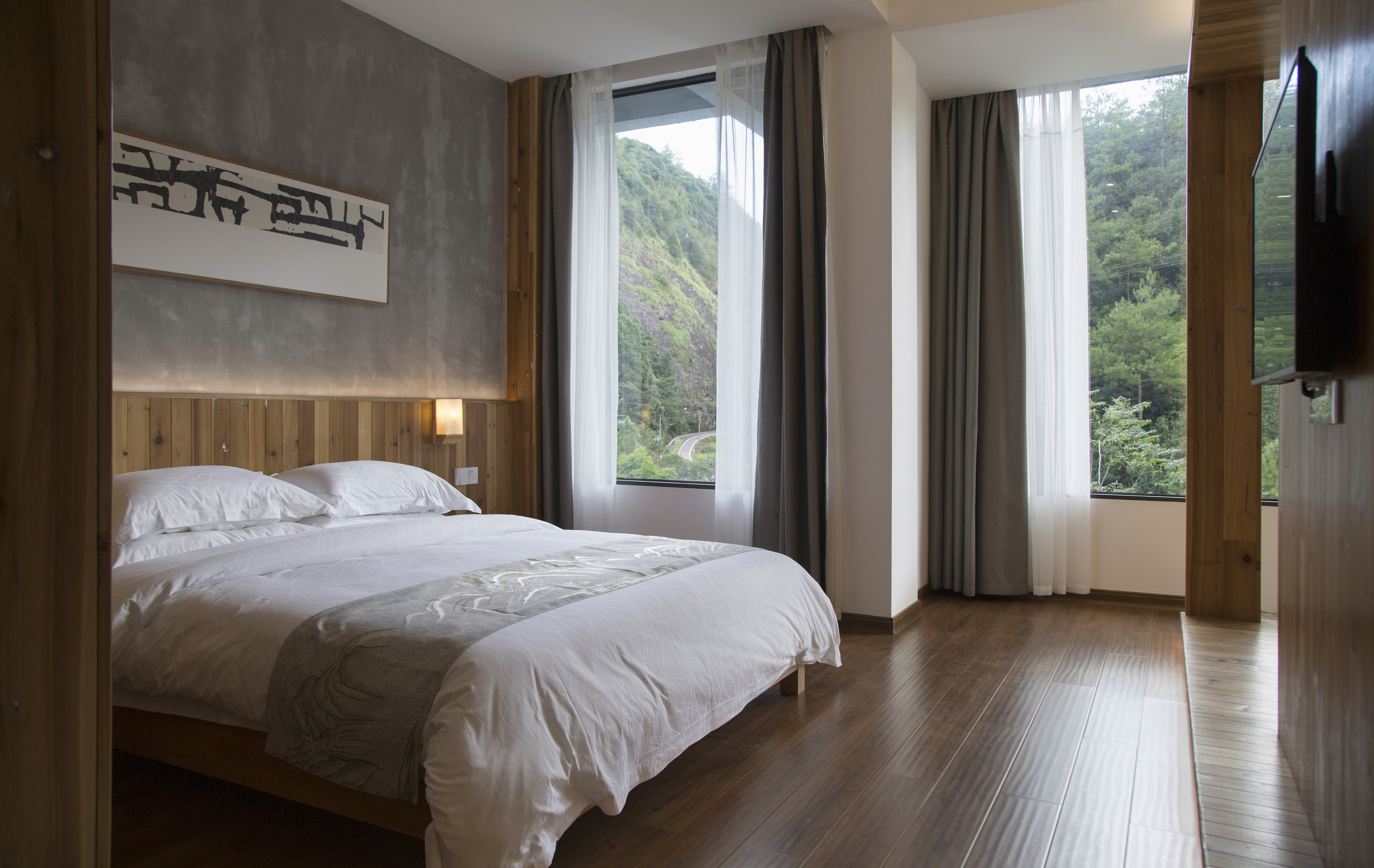 隅隐?山竹禅境茶室房（独立茶室+新中式茶桌+浴缸）