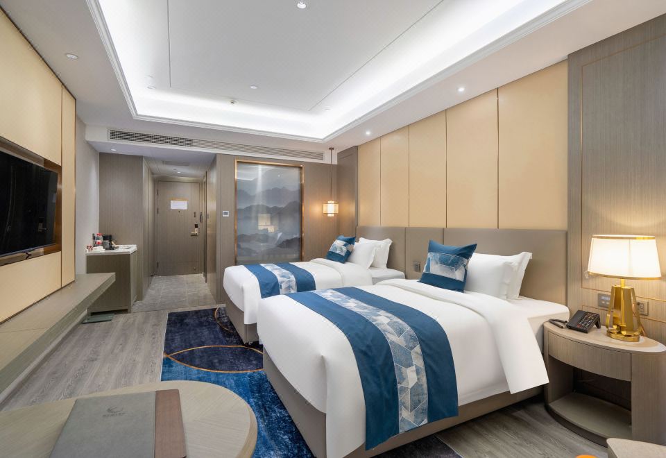 街景豪华双床房