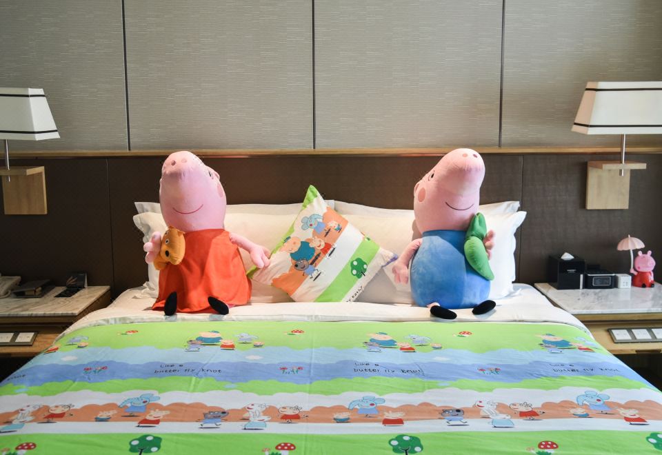 家庭亲子?豪华三人房|小童乐园|小童护栏|小童洗护