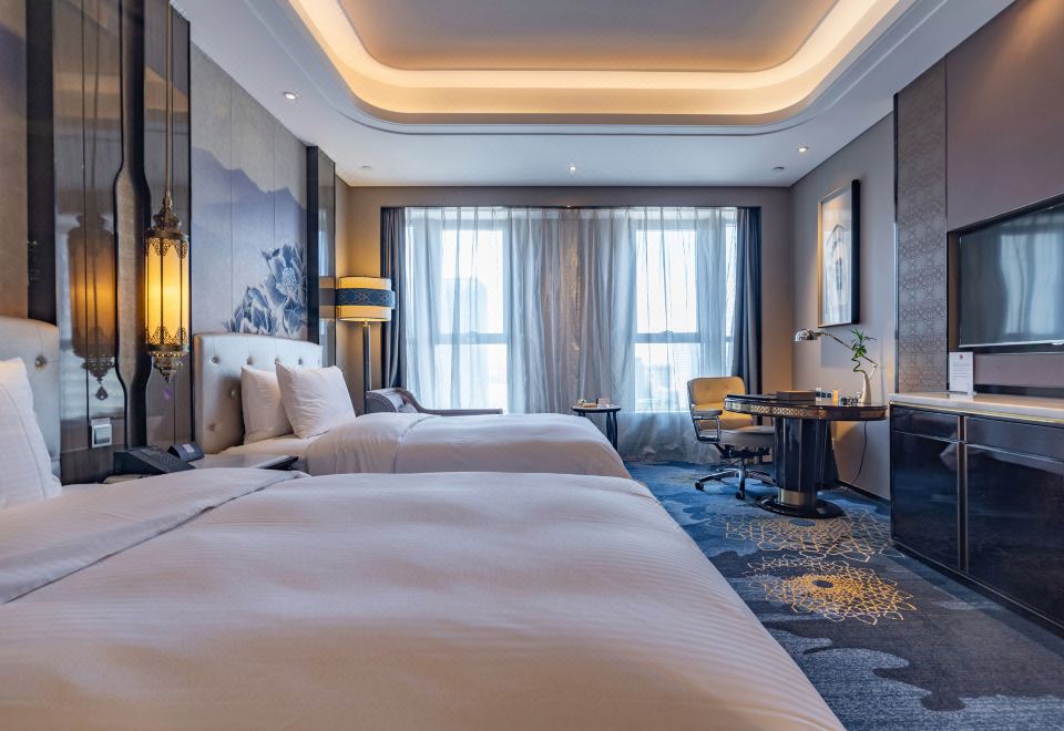 行政豪华双床房（深睡床垫+高层通透采光+加湿器）