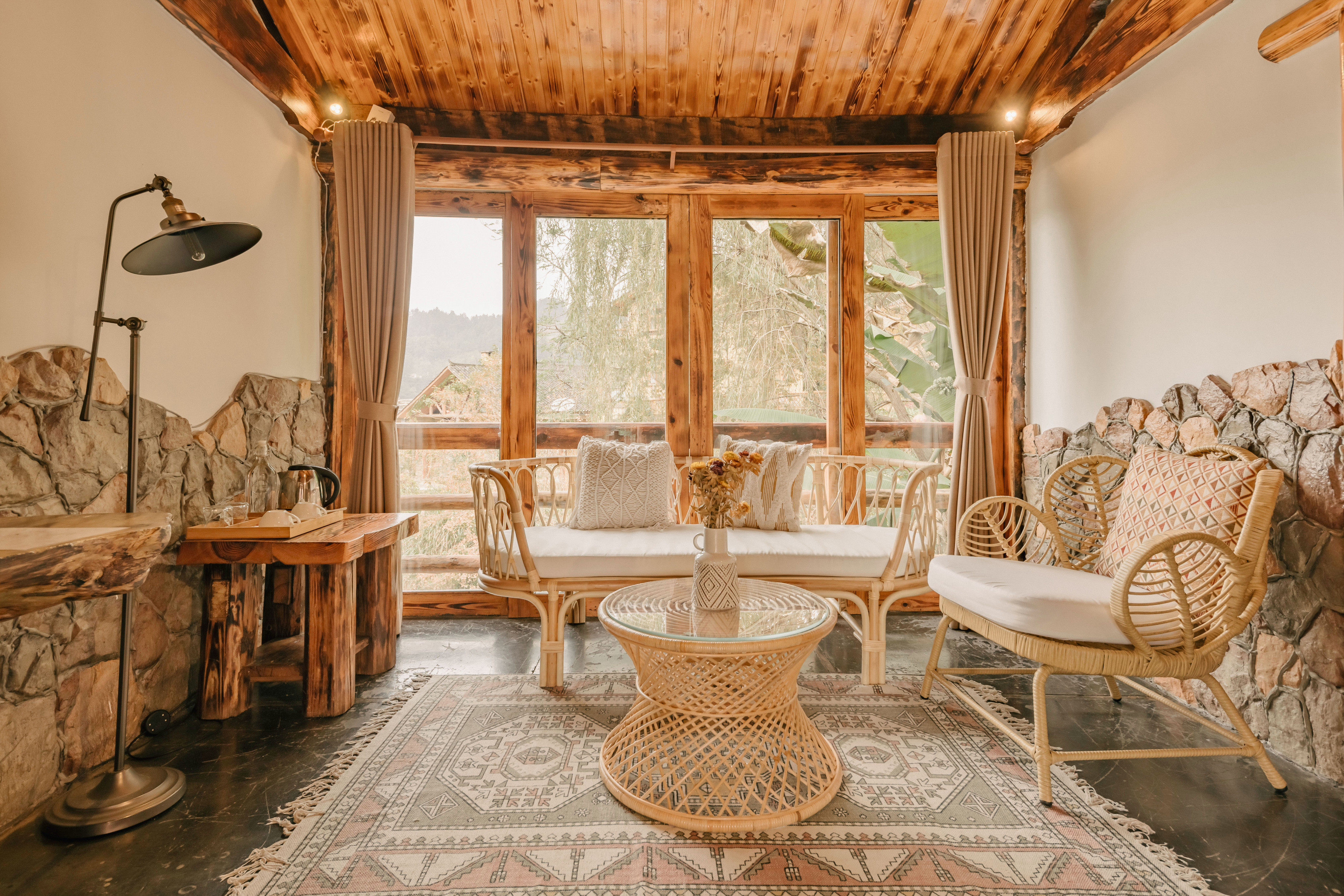 月亮別墅套房+獨棟輕奢+180度觀景