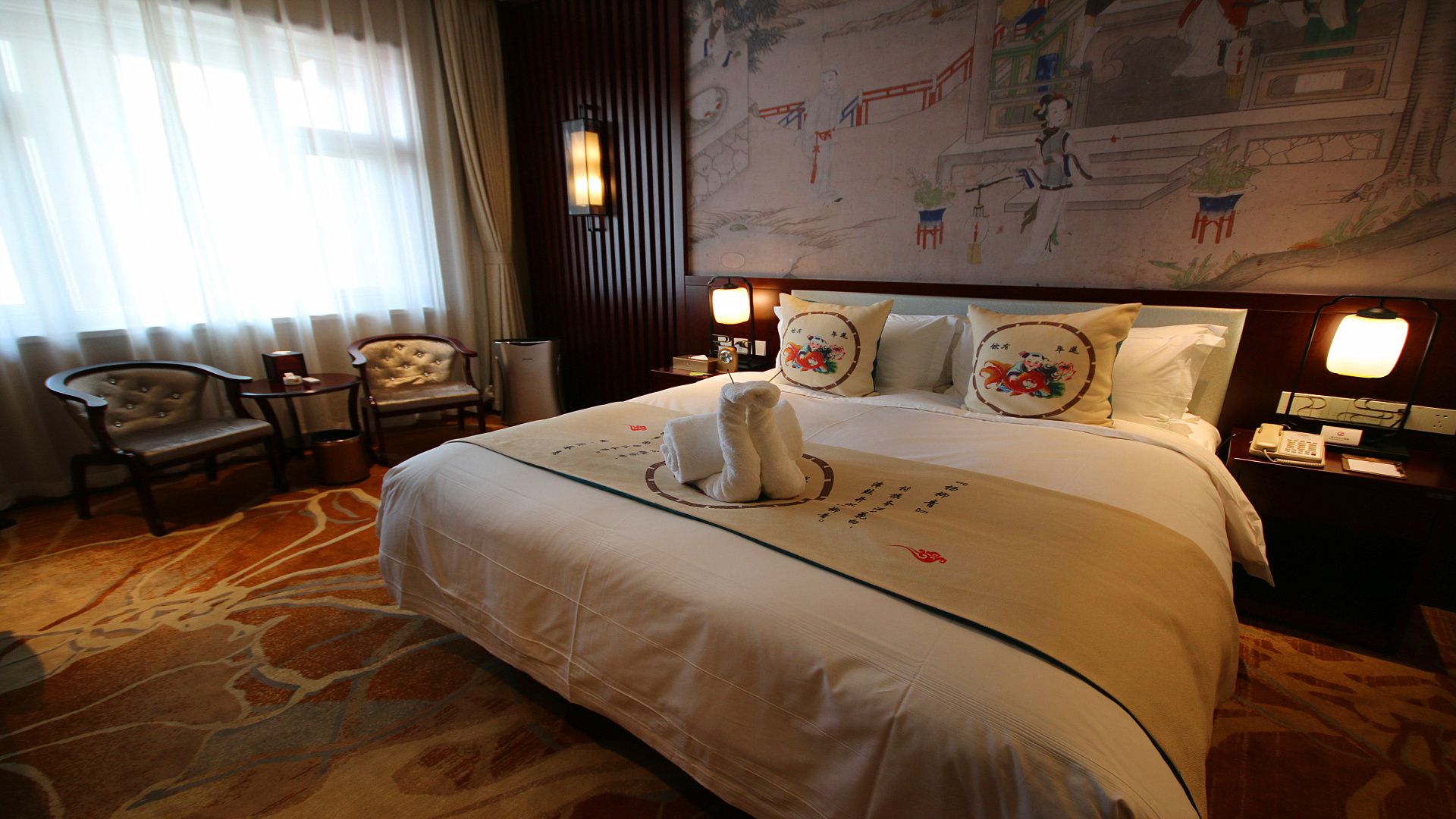 御河观景大床房丨河景