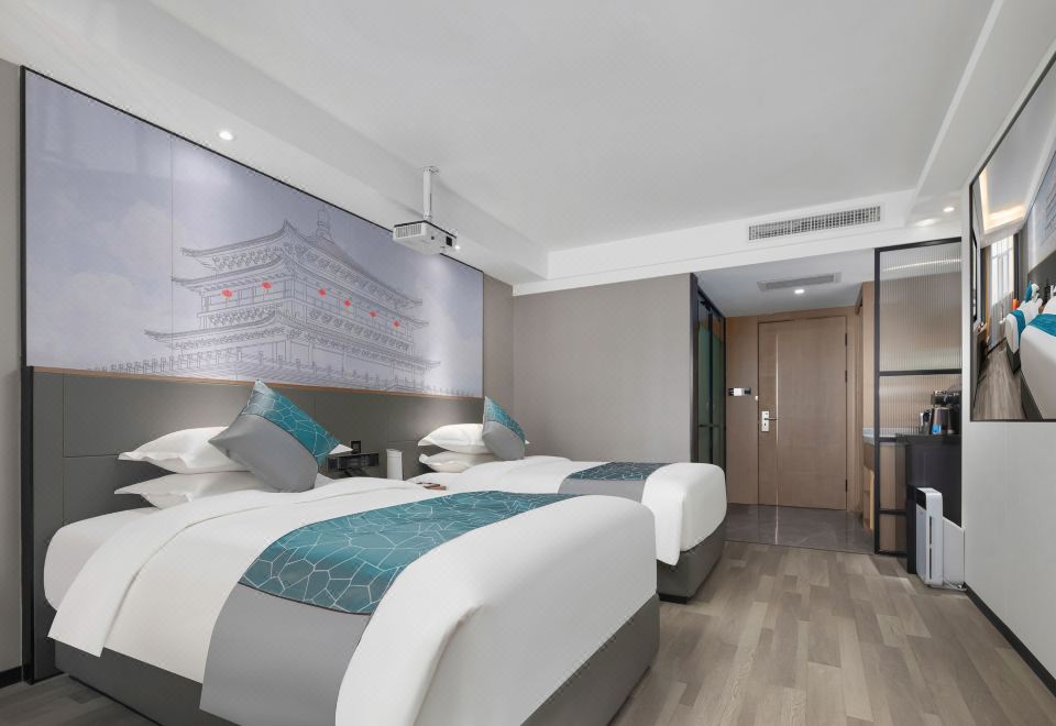 凈化輕雅雙床房